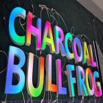 Aluminum-edged iridescent super character